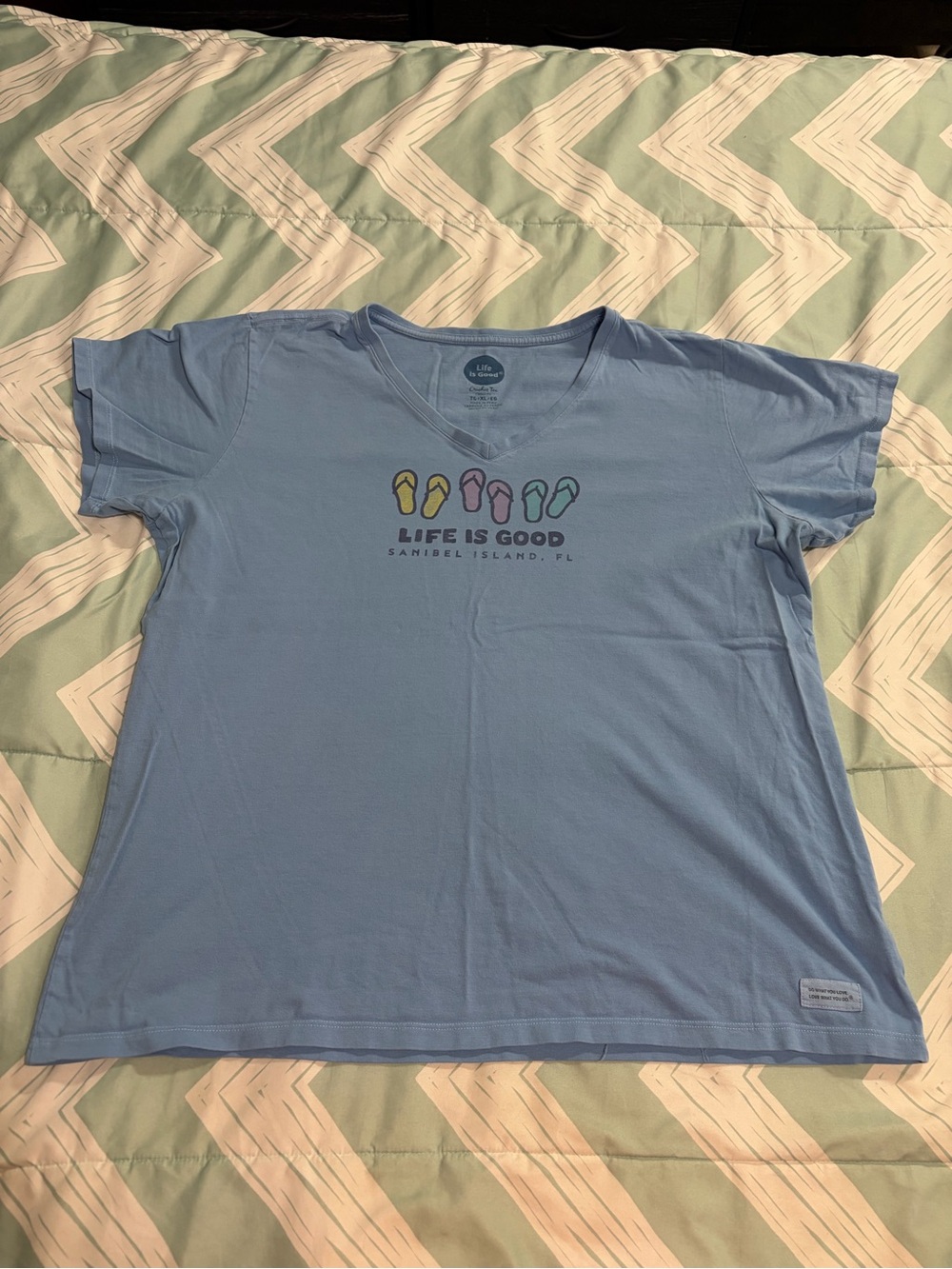 Life is Good Crusher Tee Sanibel Island Shirt